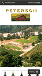Mobile Screenshot of petersonwinery.com